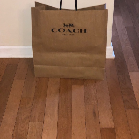 Large coach authentic paper store tote bag - Picture 7 of 9